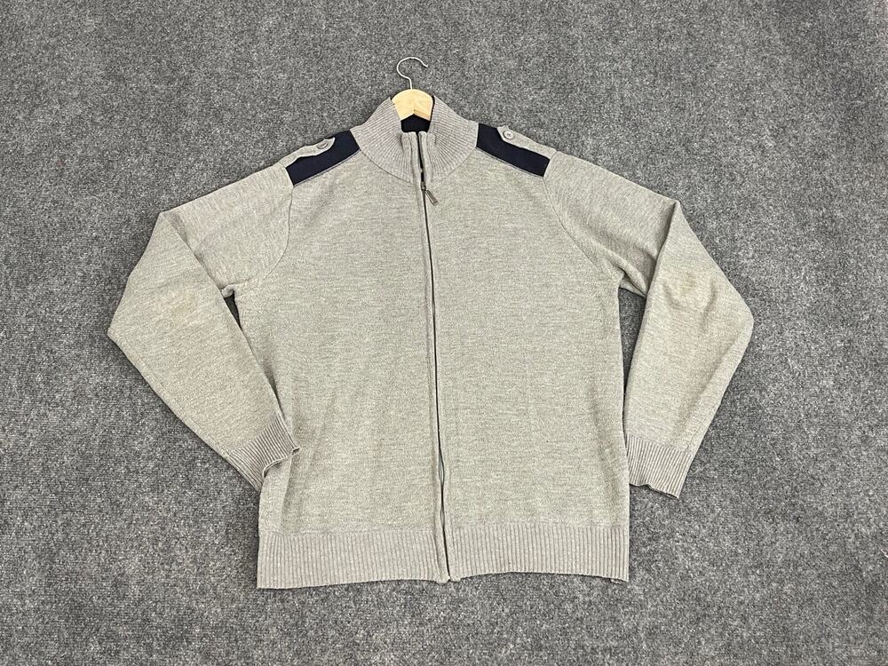 Alberto Cardinali Sweater Mens Extra Large Slim Zip Cardigan Sweatshirt N304